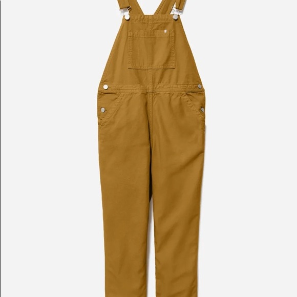 Everlane Canvas Overalls - Mustard - New! - Picture 4 of 6
